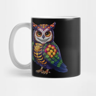 Day Of The Dead Owl Mug